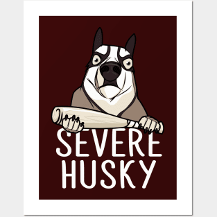 Severe husky Posters and Art